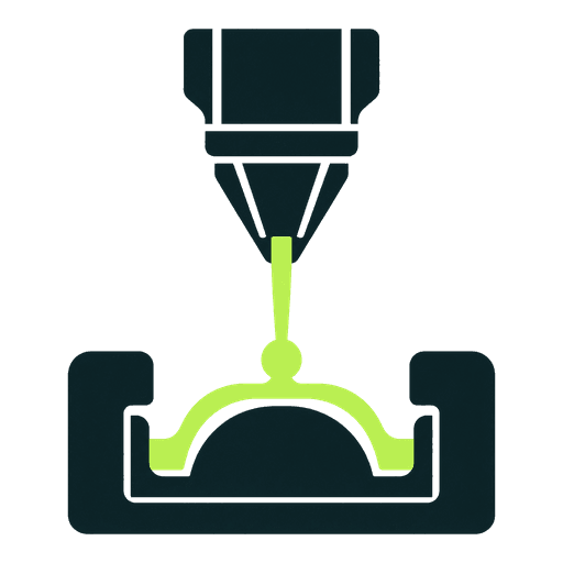 Illustrative injeform injection gate for injection molding defect analysis